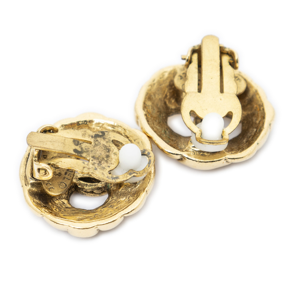 Chanel CC Clip On Earrings - Picture 2 of 3